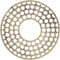 Ekena Millwork Fink Architectural Grade PVC Pierced Ceiling Medallion, Antiqued Pale Gold, 30"OD x 10 7/8"ID x 1"P CMPP30FFAPG - alternate 1